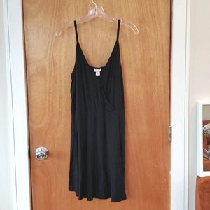 Mossimo black cross front dress
